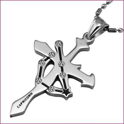 Stainless Steel Capricon Pendant