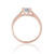 0.3 Carats T.W Diamonds 4-Prongs Engagement Ring (0.3 Cttw, G-H Color, I2-I3 Clarity)