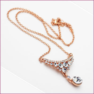 14K Gold Plated Auden Rhinestones Choker Necklace