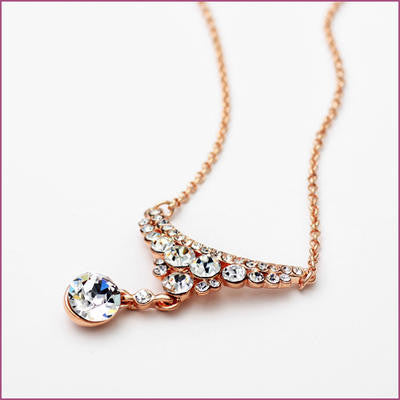 14K Gold Plated Auden Rhinestones Choker Necklace
