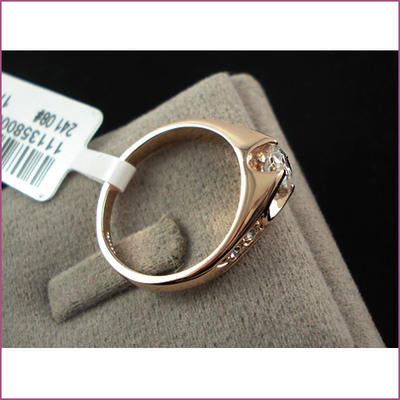18K Gold Plated 0.5 ct Zirconia Diamond Ring