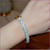 18K Gold Plated Two Tone Swiss Cubic Zirconia Bracelet