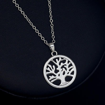 18K White Gold Plated Handmade Vine Carved Pendant