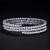 18K White Gold Plated Spiral Austrian Crystals Bracelet 18K White Gold Plated Spiral Austrian Crystals Bracelet
