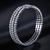 18K White Gold Plated Spiral Austrian Crystals Bracelet 18K White Gold Plated Spiral Austrian Crystals Bracelet