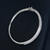 18K White Plated Swiss Cubic Zirconia Cuff Bracelet