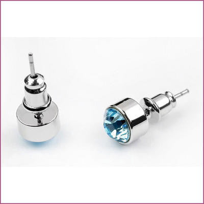 4 Unique Pairs Of Swarovski Elements Crystals Studs