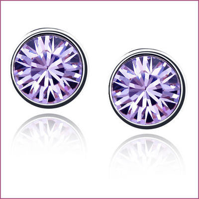 4 Unique Pairs Of Swarovski Elements Crystals Studs