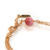 Roma Collection- Rose Quartz Filgree Bracelet